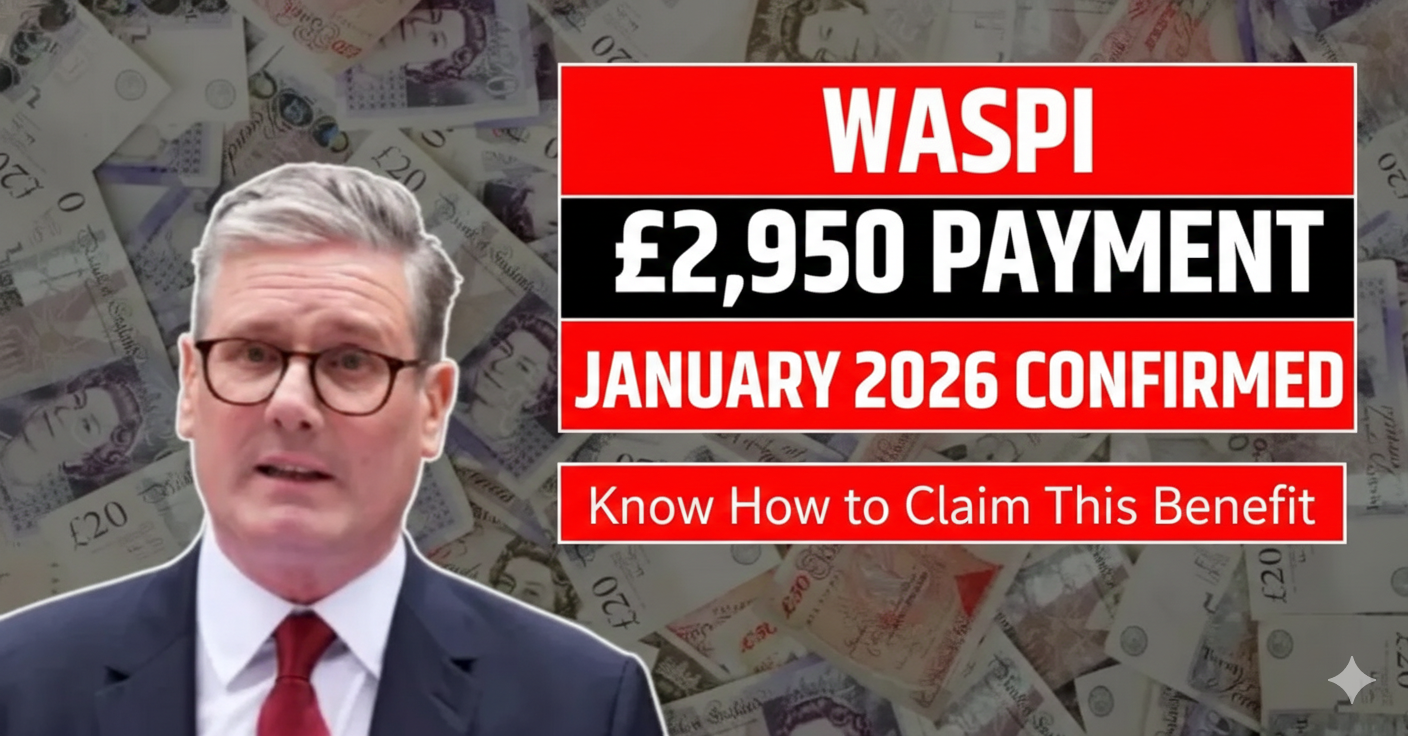WASPI £2,950 Payment January 2026 Confirmed: Know How to Claim This Benefit