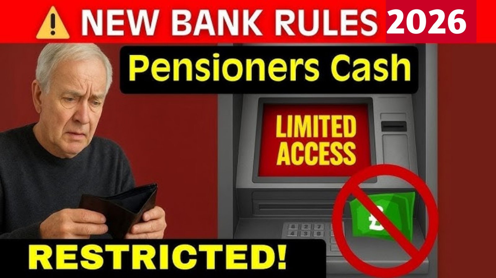 UK Bank Cash Rule Change in 2026 — What Pensioners Must Know Now