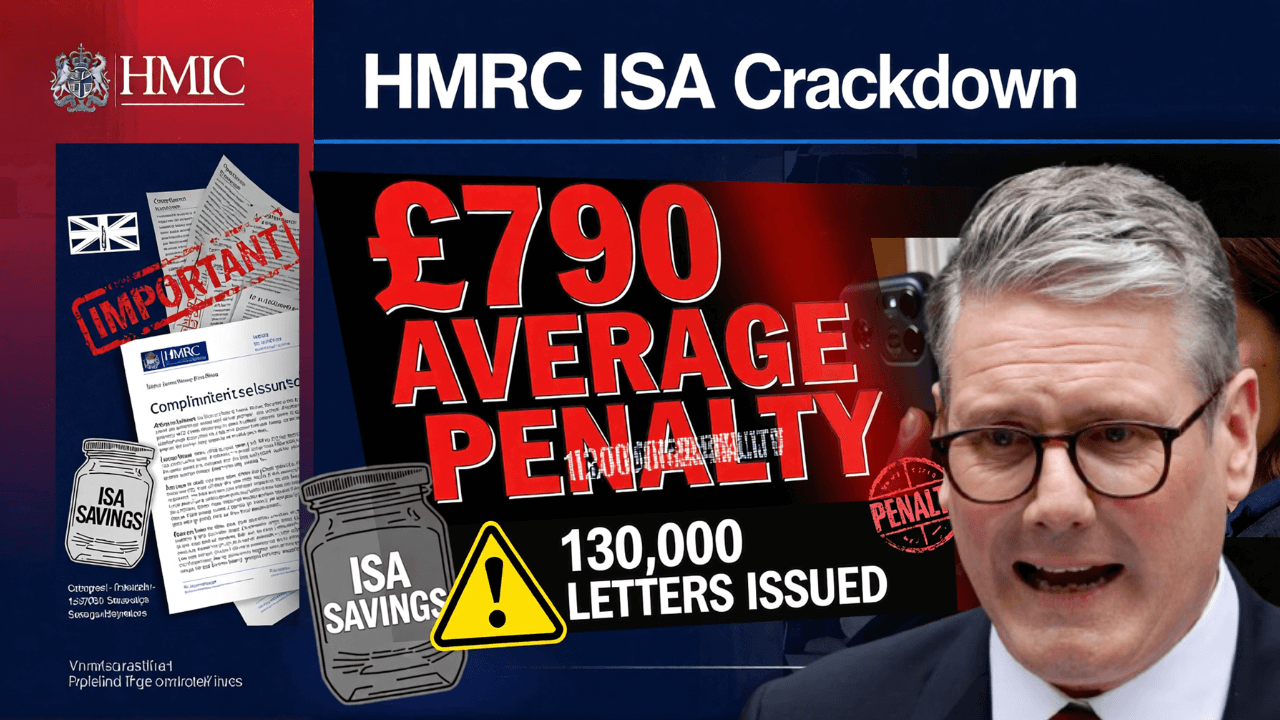 HMRC Crackdown on ISA Savers: 130,000 Letters Issued With £790 Average Penalty