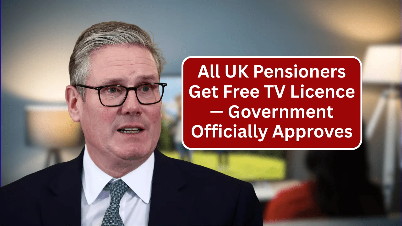 Government Confirms Free TV Licence for Pensioners – Full Details Inside