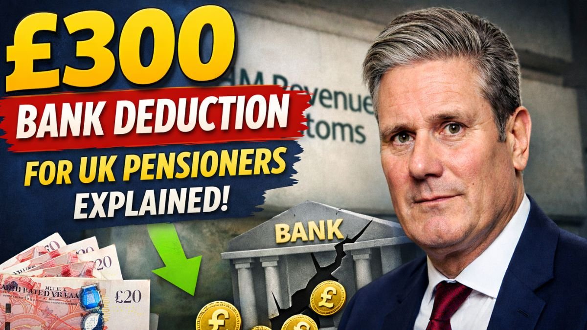 £300 Bank Deduction Confirmed for UK Pensioners – HMRC’s New Rule Starts January